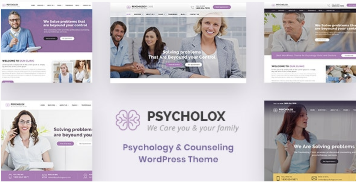 Psycholox : Psychology & Counseling WordPress Theme