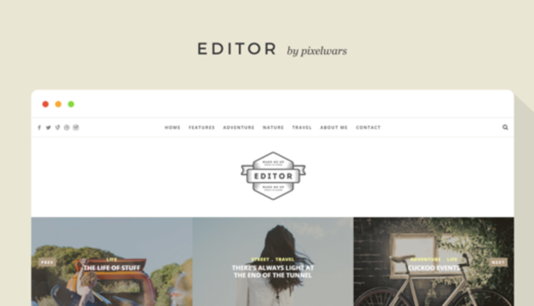 Editor - A WordPress Theme for Bloggers