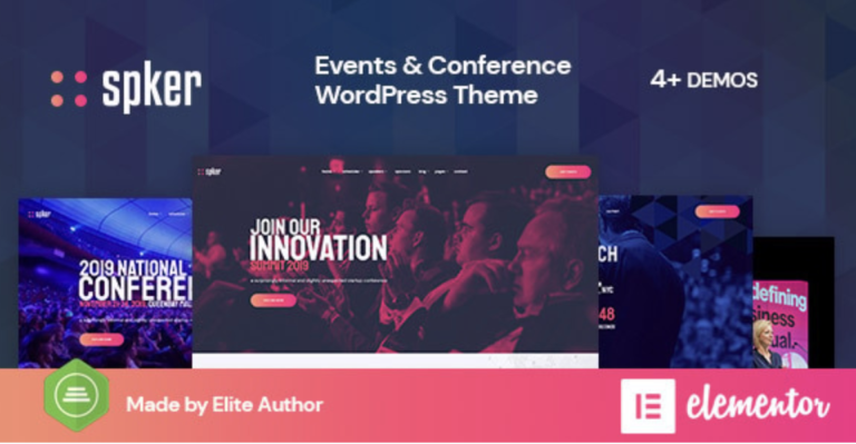 Spker - Conference & Event WordPress Theme