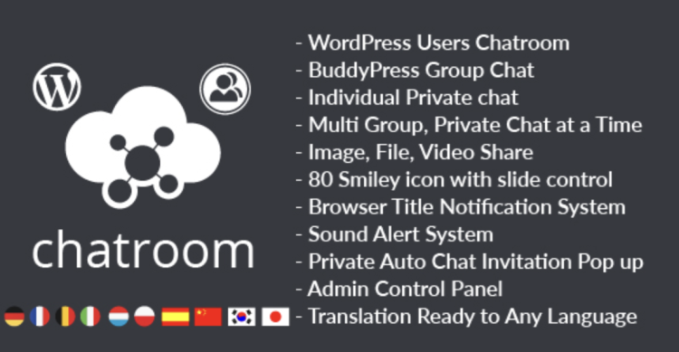 WordPress BuddyPress Chat Room, Group Chat Plugin
