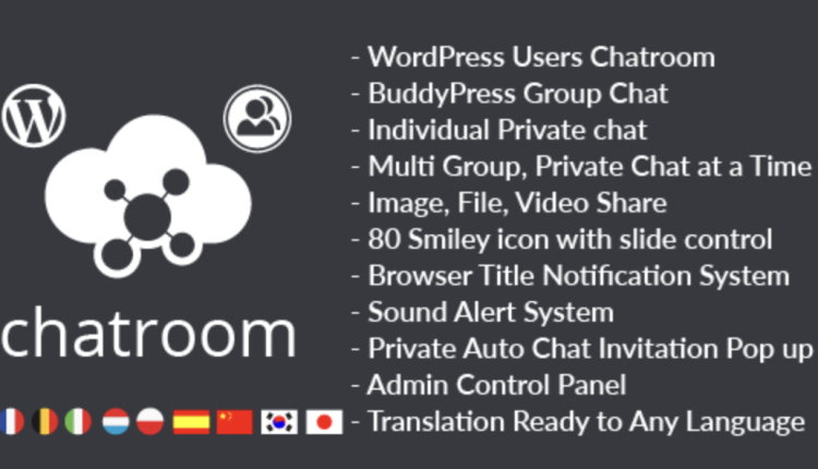 WordPress BuddyPress Chat Room, Group Chat Plugin