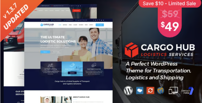 Cargo HUB - Transportation and Logistics WordPress Theme 2 Cargo HUB - Transportation and Logistics WordPress Theme
