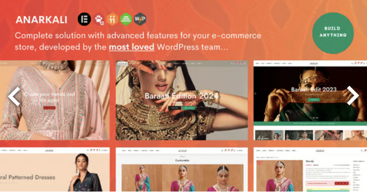 Anarkali - Fashion Shop WooCommerce Elementor Theme