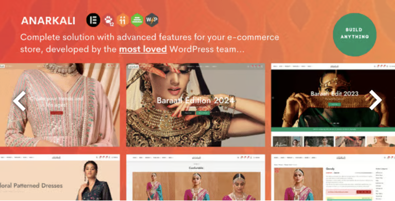 Anarkali - Fashion Shop WooCommerce Elementor Theme