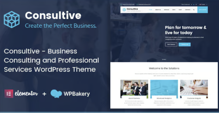 Consultive - Business Consulting and Professional Services WordPress Theme
