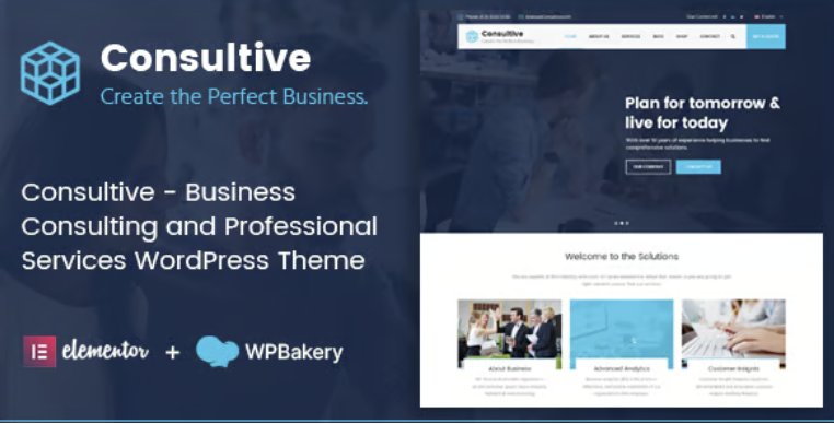 Consultive - Business Consulting and Professional Services WordPress Theme