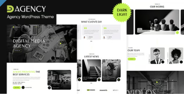 Dagency - Digital Agency WordPress Theme