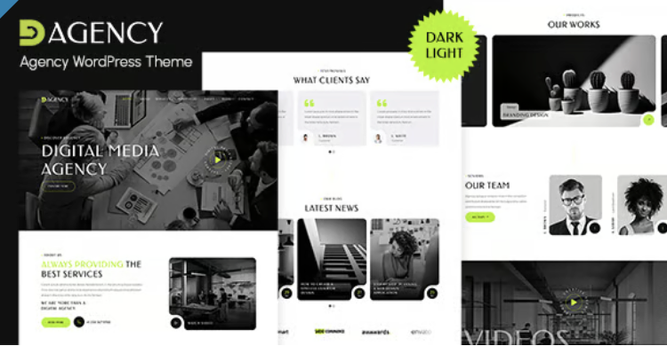 Dagency - Digital Agency WordPress Theme