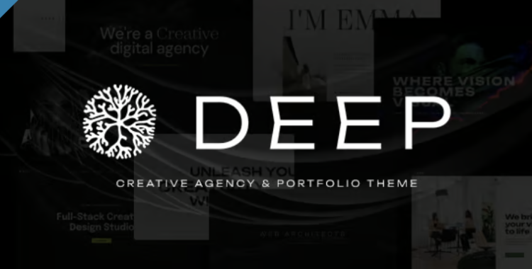 Deep - Creative Agency & Portfolio WordPress Theme