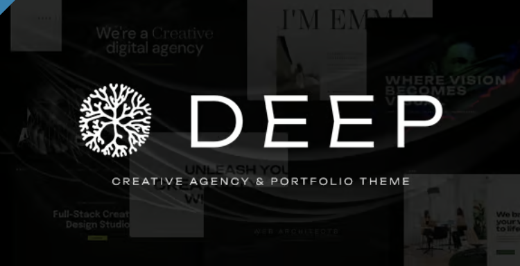 Deep - Creative Agency & Portfolio WordPress Theme