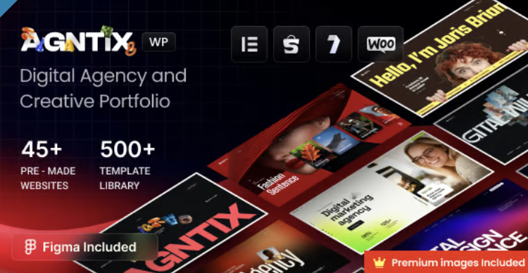 Agntix - Digital Agency & Creative Portfolio WordPress Theme