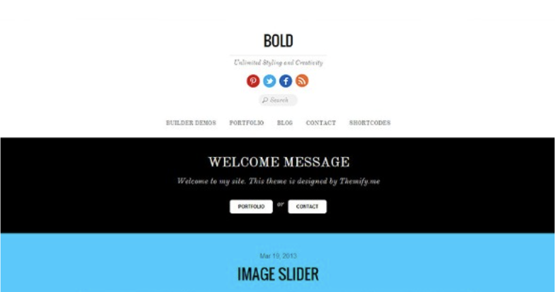 Bold - Themify WordPress Theme