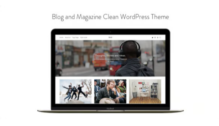 Bold - Blog and Magazine Clean WordPress Theme