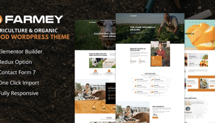 Farmey - Agriculture WordPress Theme