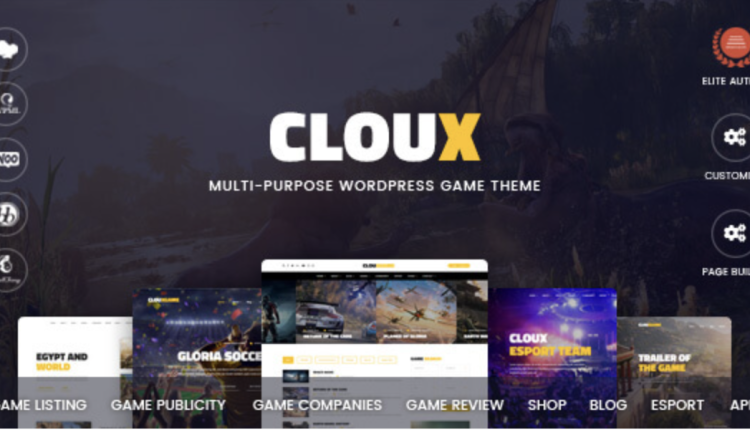 Cloux | Game & Gaming Theme