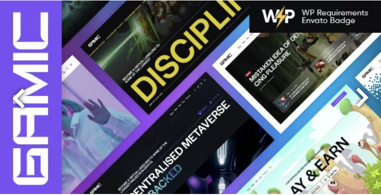 Gamic - Gaming Metaverse Game & Crypto WordPress Theme 2 Gamic - Gaming Metaverse Game & Crypto WordPress Theme