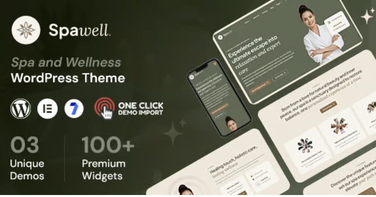 Spawell - Spa and Wellness WordPress Theme