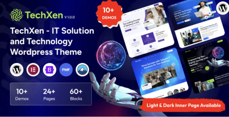 TechXen - IT Solution and Technology WordPress Theme
