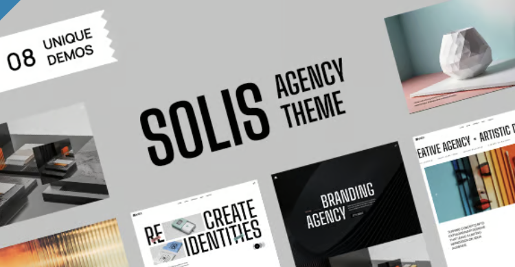 Solis - Creative Agency and Portfolio WordPress Theme