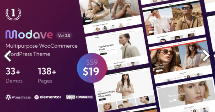 Modave - Multipurpose WooCommerce WordPress Theme
