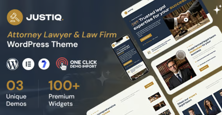 Justiq - Lawyers WordPress Theme