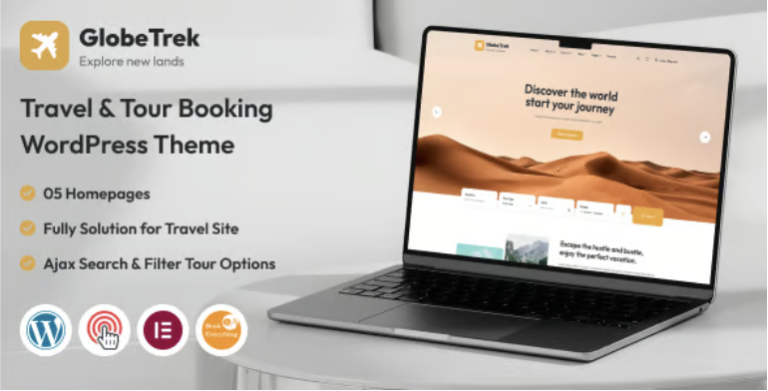 GlobeTrek - Travel & Tour Booking WordPress Theme