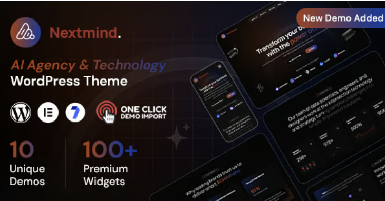 Nextmind - AI Agency & Technology WordPress Theme