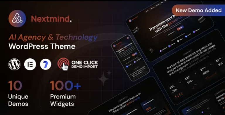 Nextmind - AI Agency & Technology WordPress Theme 2 Nextmind - AI Agency & Technology WordPress Theme