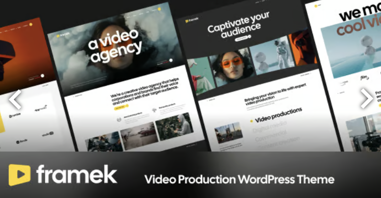 Framek - Video Production WordPress Theme