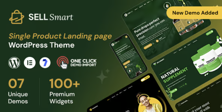 Sellsmart - Single Product Landing Page WordPress Theme