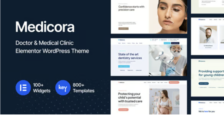 Medicora - Doctor & Medical Clinic Elementor WordPress Theme