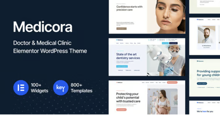 Medicora - Doctor & Medical Clinic Elementor WordPress Theme