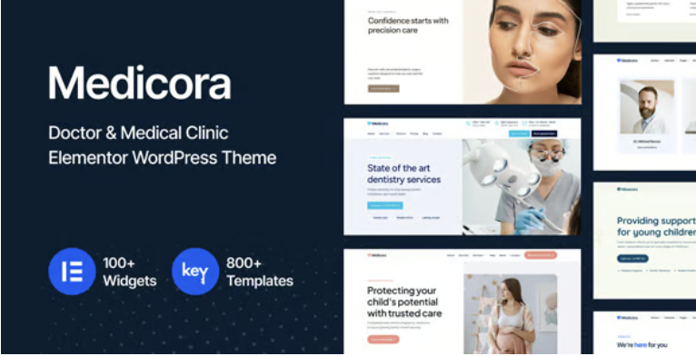 Medicora - Doctor & Medical Clinic Elementor WordPress Theme