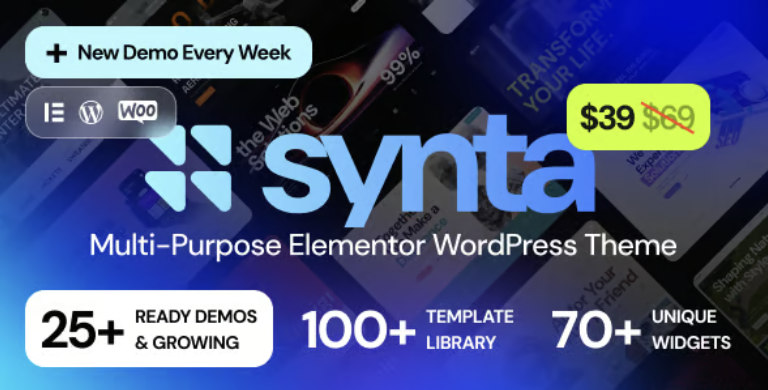 Synta - Multipurpose WordPress Theme
