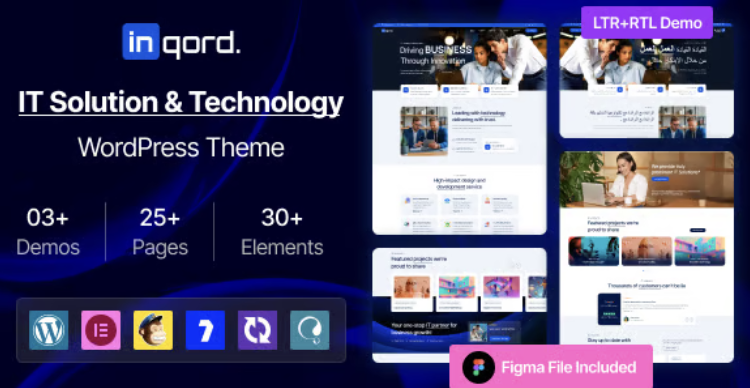 Inqord - IT Solutions & Technology Services WordPress Theme