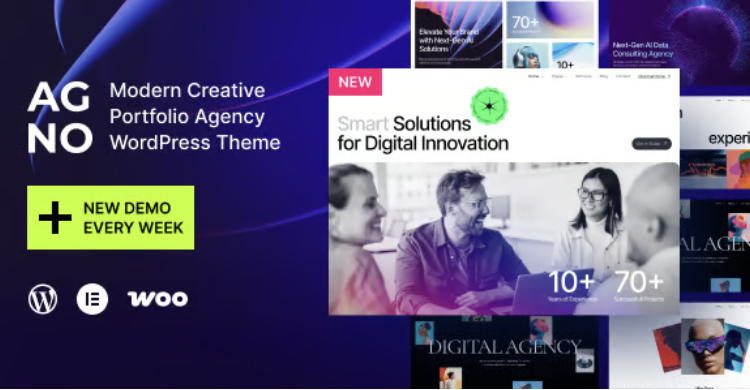 Agno – Creative Portfolio Agency WordPress Theme