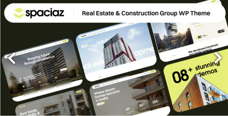 Spaciaz – Real Estate & Construction Group WordPress Theme
