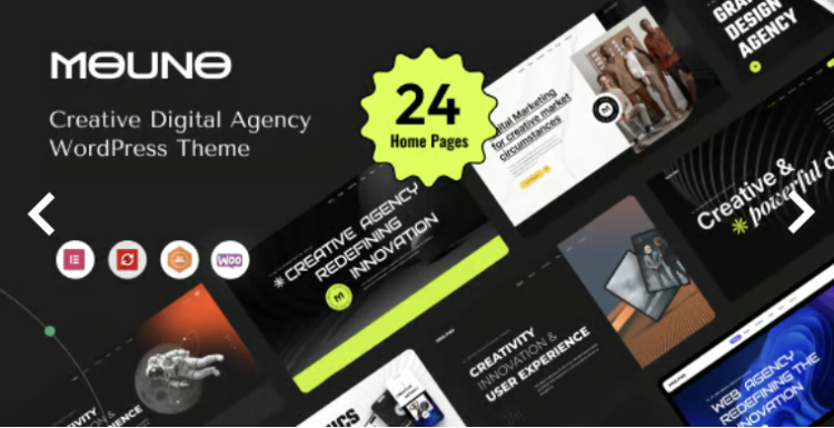 Mouno - Creative Digital Agency WordPress Theme