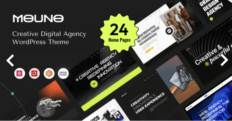 Mouno - Creative Digital Agency WordPress Theme