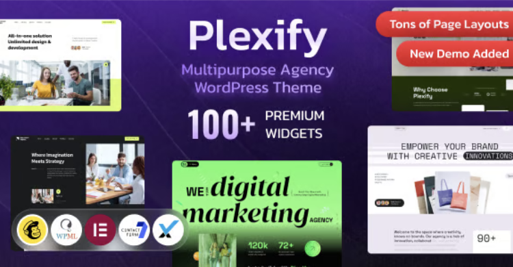 Plexify | Creative Agency WordPress Theme
