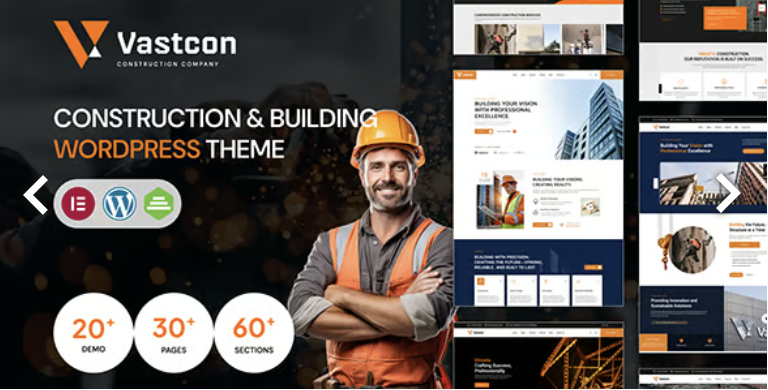 Vastcon - Construction & Building WordPress Theme