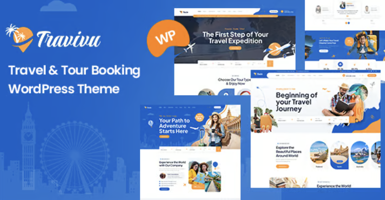 Travivu - Travel & Tour Booking WordPress Theme