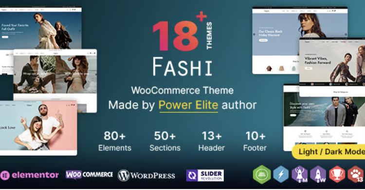 Fashi WP - Multipurpose Fashion WooCommerce WordPress Theme