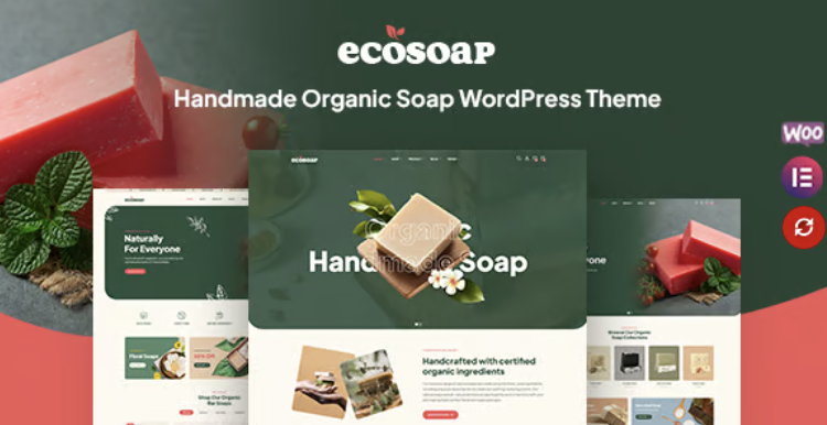 Ecosoap - Handmade Organic Soap WordPress Theme