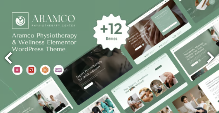Aramco - Physiotherapy & Wellness WordPress Theme