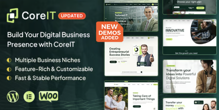 Core IT – Corporate & Consulting Business WordPress Theme