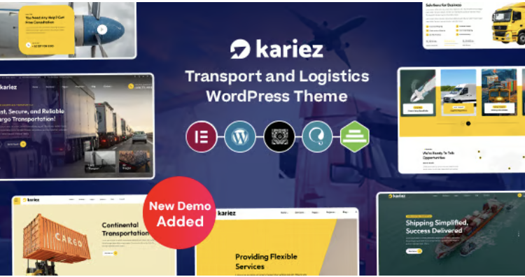 Kariez - Transportation & Logistics WordPress Theme