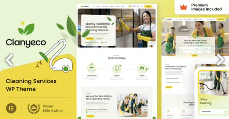 ClanyEco– Cleaning Services WordPress Theme
