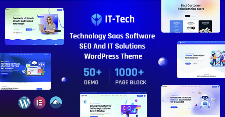 IT-Tech – IT Solutions & Technology WordPress Theme