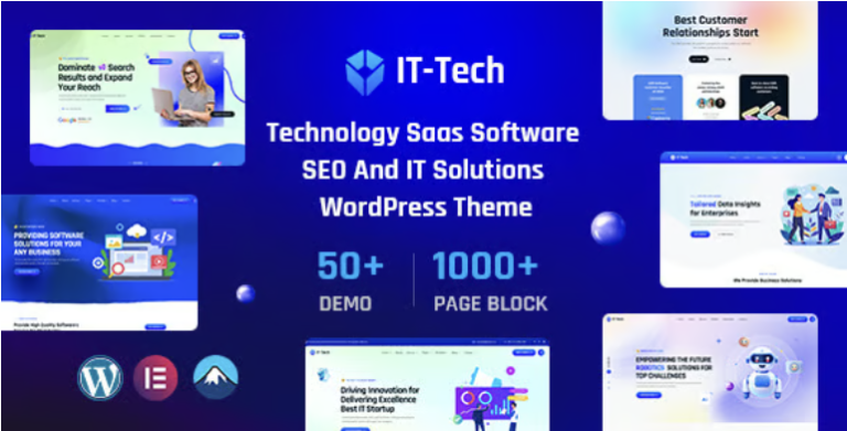 IT-Tech – IT Solutions & Technology WordPress Theme